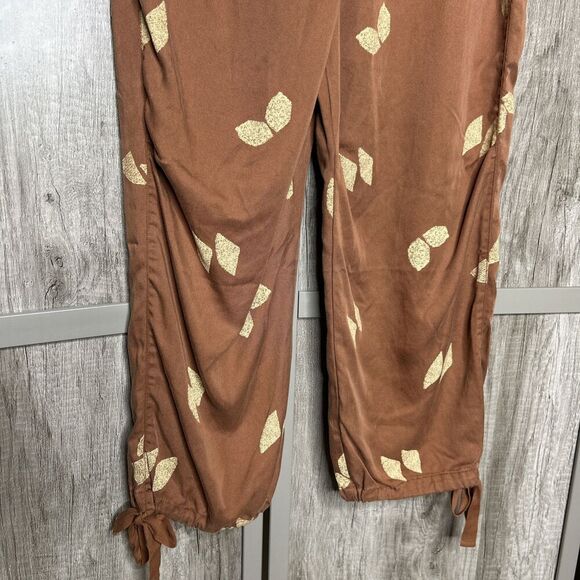 Pilcro Asymmetrical Printed Harem Pants Crossover Front Closure Size 31 - Picture 5 of 9